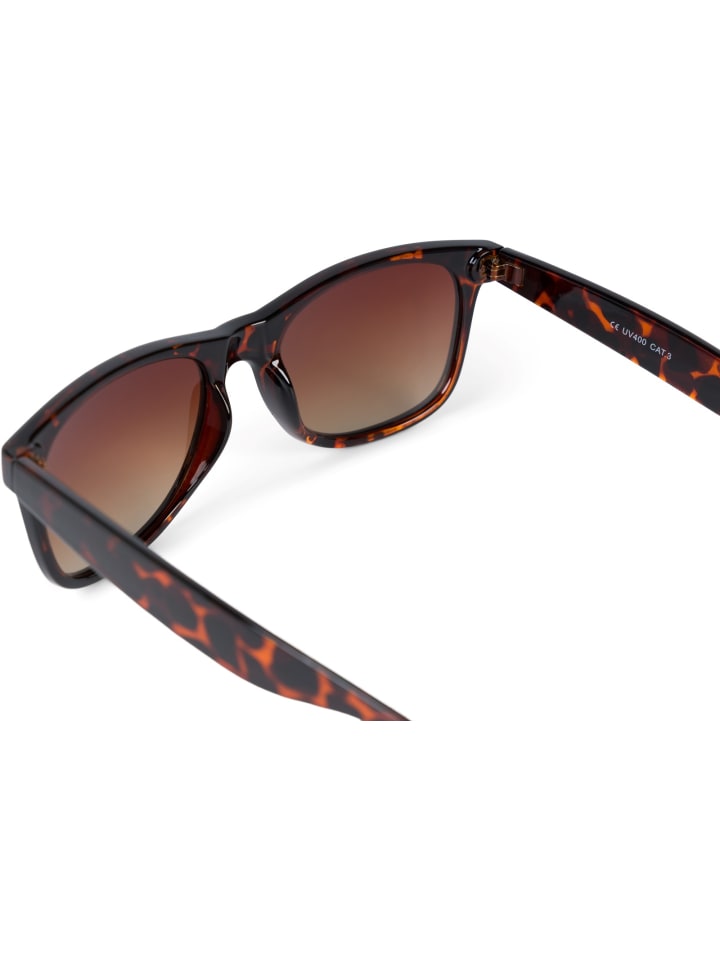 styleBREAKER Nerd Sonnenbrille in Braun Demi / Braun Verlauf günstig kaufen onesize