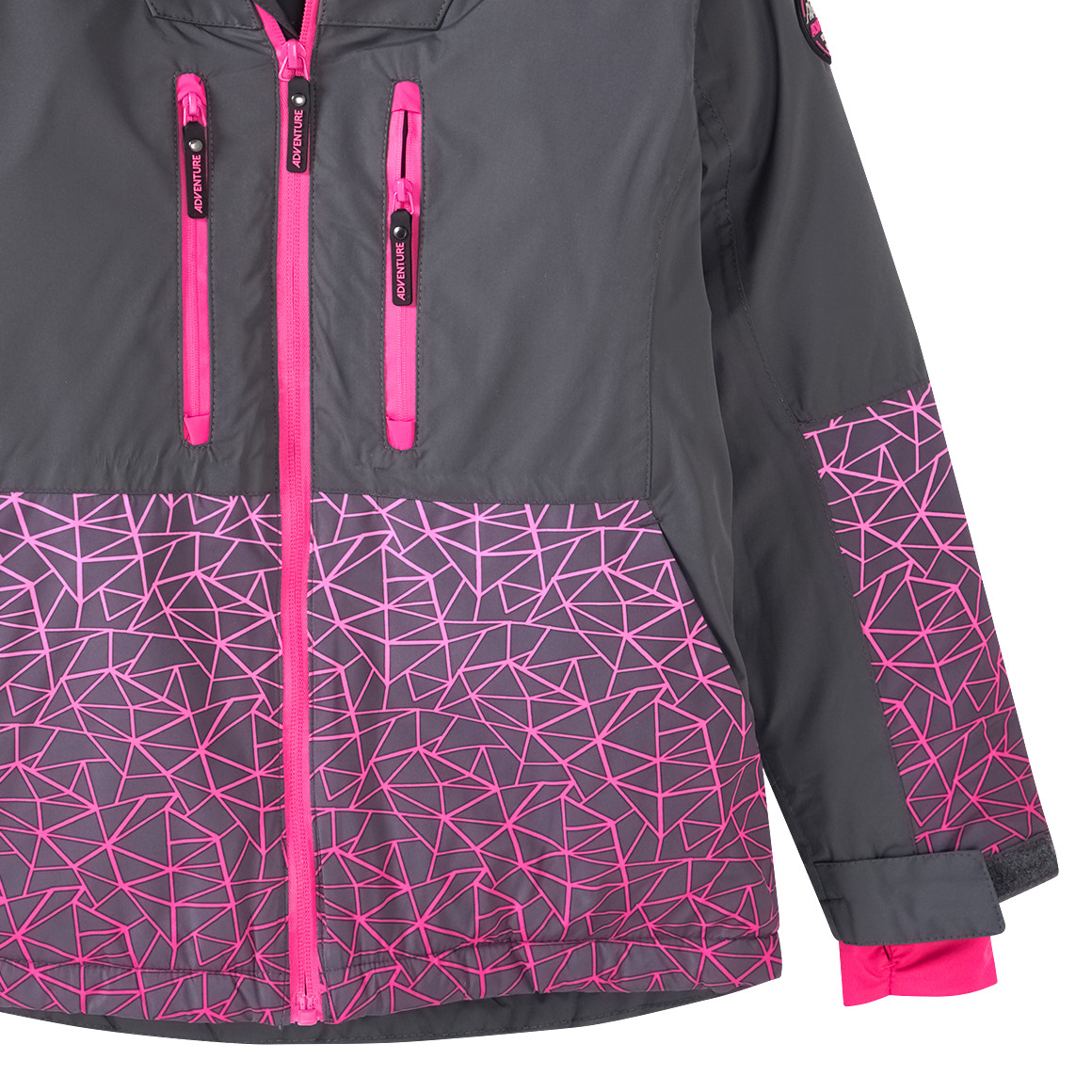 Mädchen Schneejacke mit Schneefang