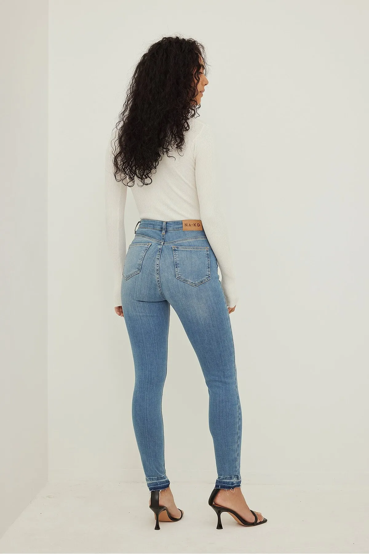 NA-KD  Jeans - Blau - Skinny