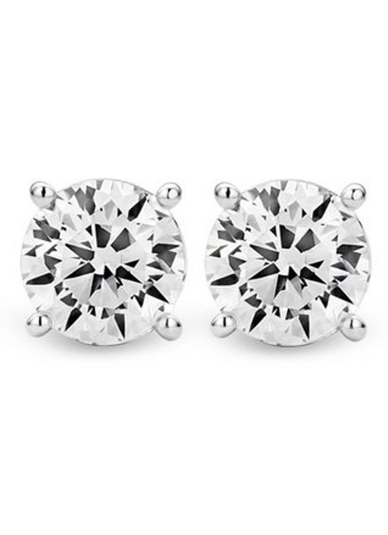 TI SENTO - Milano Silver stud earrings with cubic zirconia 7321ZI