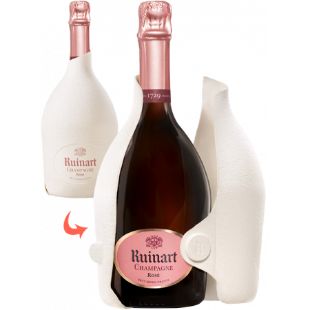 CHAMPAGNE RUINART - BRUT ROSE - ETUI SECONDE PEAU