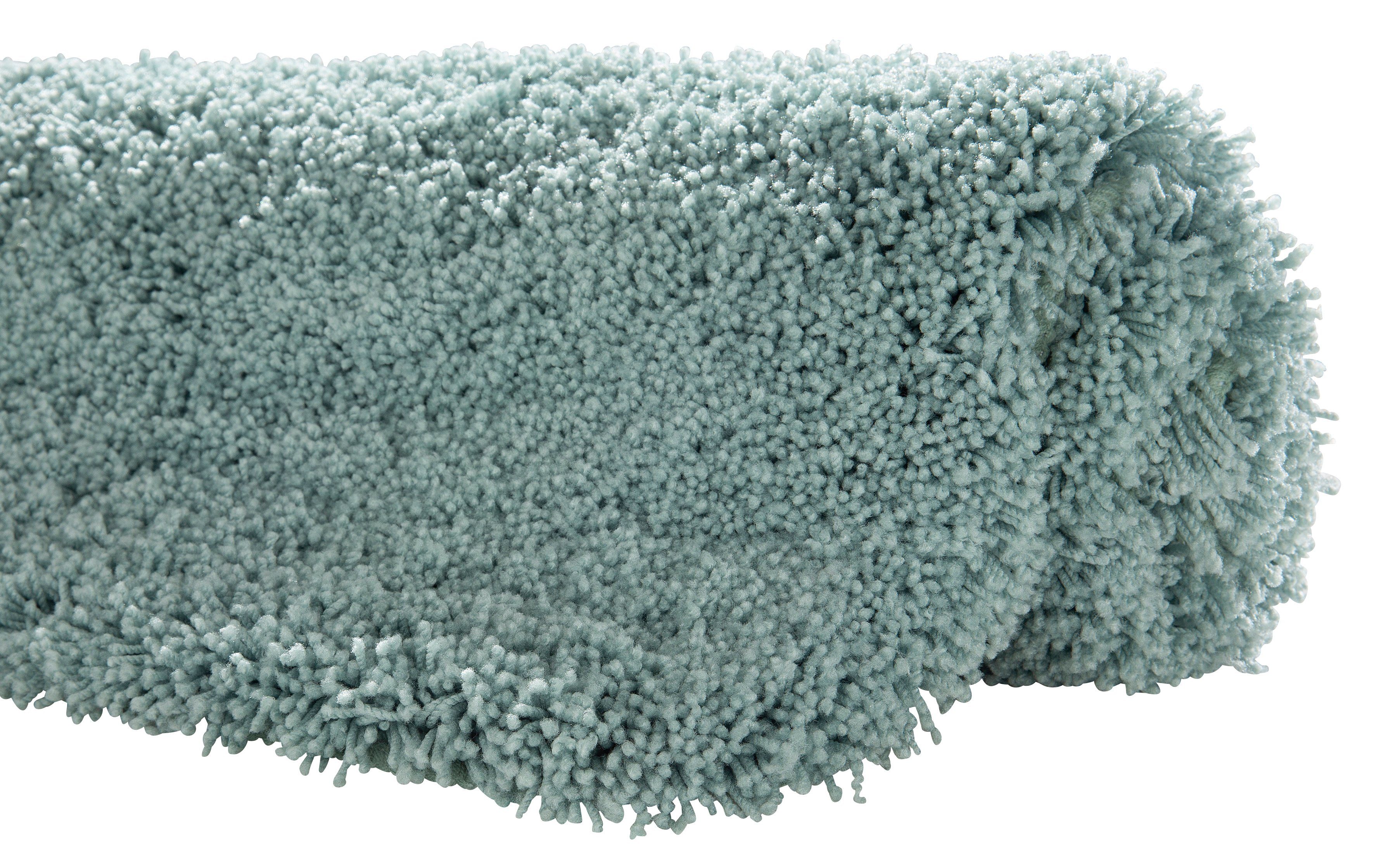 Badematte Mellow Kleine Wolke, Höhe 40 mm, rutschhemmend beschichtet, schnell trocknend, Polyester, rechteckig, Badteppich, Uni-Farben, rechteckig & rund erhältlich