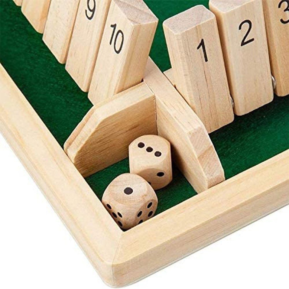 SOTOR Spieler Würfelspiel für clevere Kinder (Vier Flip Cards Spiel mit Zahlen, bunt) Party interaktive Freizeit