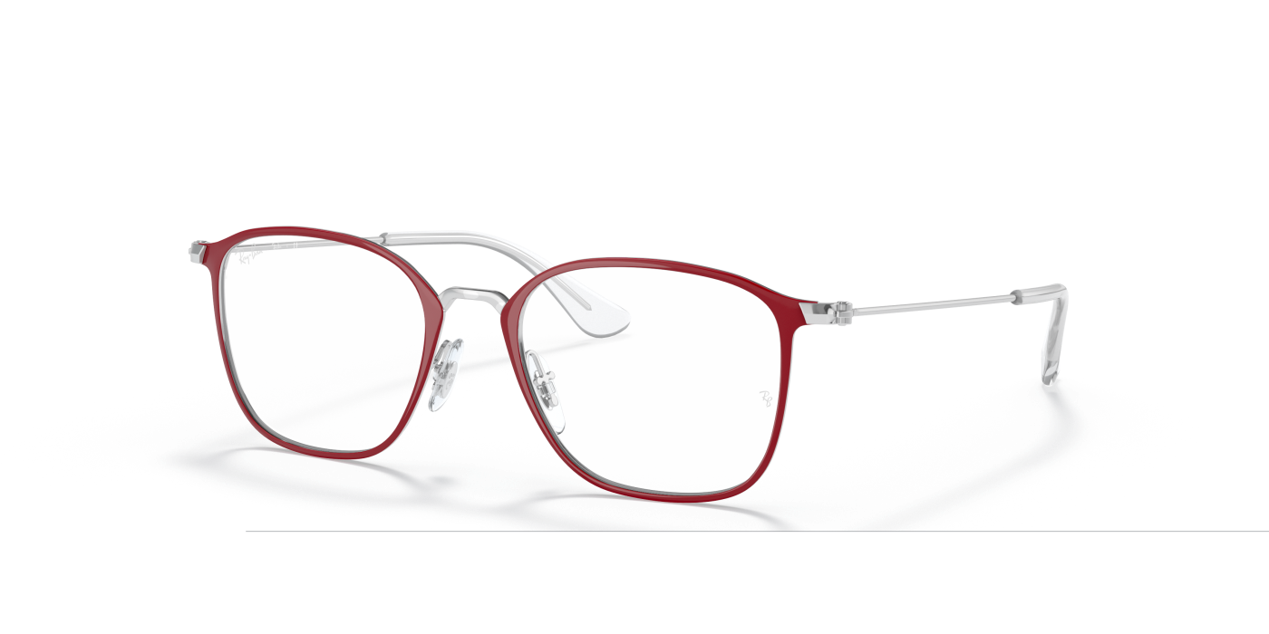 RB1056 OPTICS KIDS - Argintiu strălucitor pe roșu