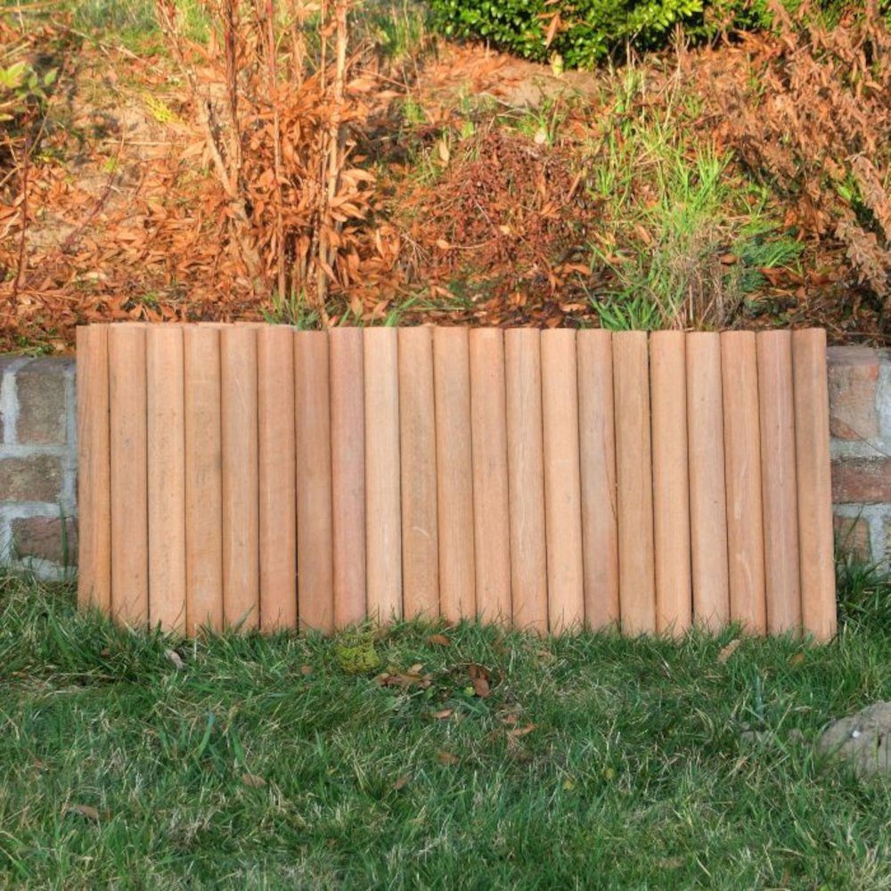 ROG-Gardenline Rasenkante, Bangkirai-Hartholz Beetumrandung - 180 x 40 cm