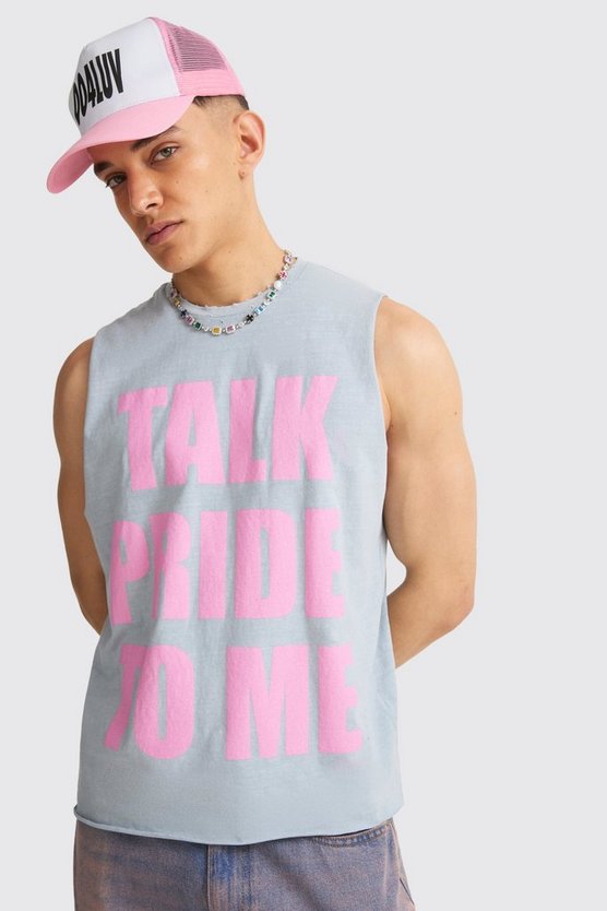 Kastiges zerrissenes Pride To Me Tanktop