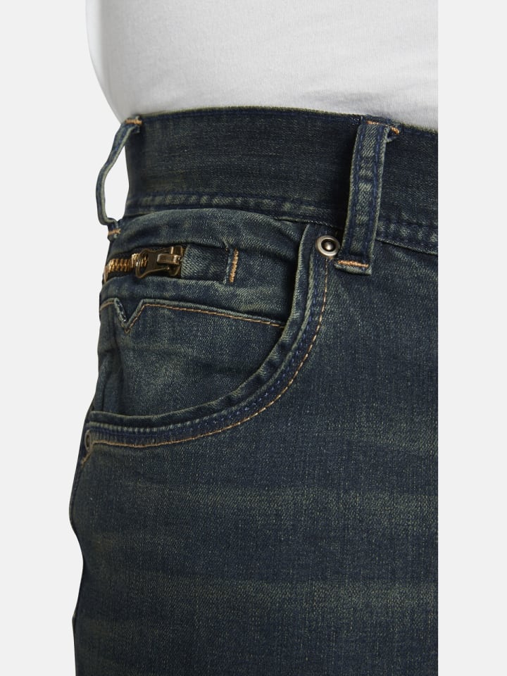 Charles Colby Tiefbundjeans BARON TAHAMS in dunkelblau günstig kaufen