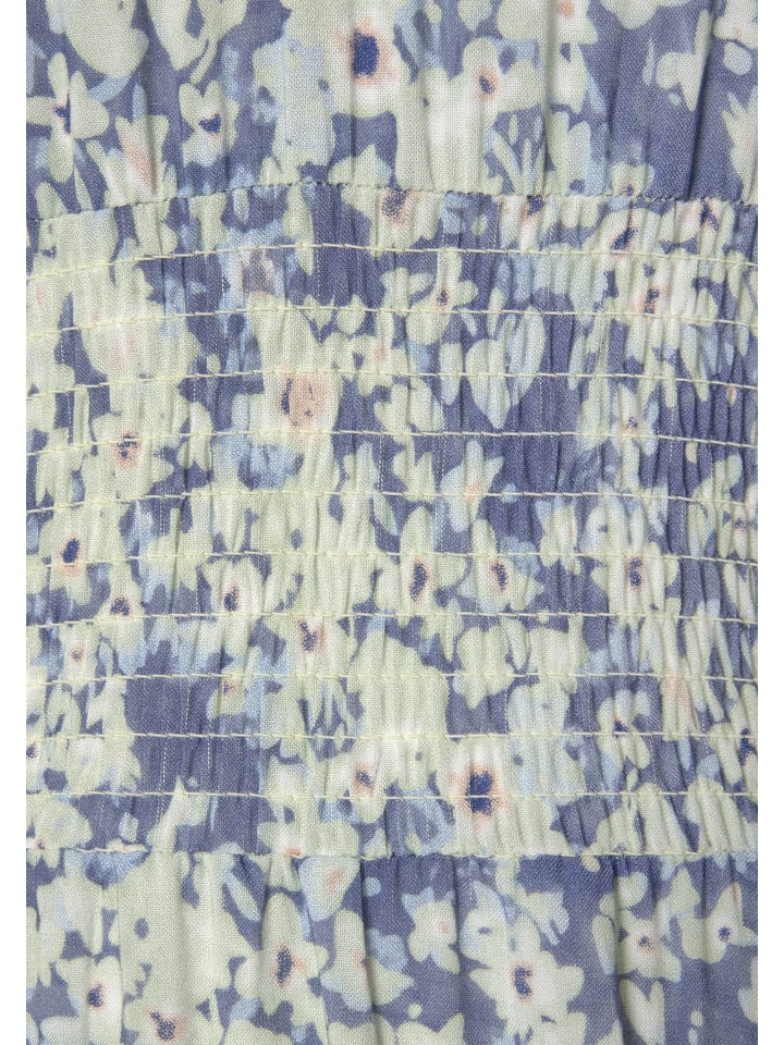 Buffalo Maxikleid in blau-bedruckt günstig kaufen