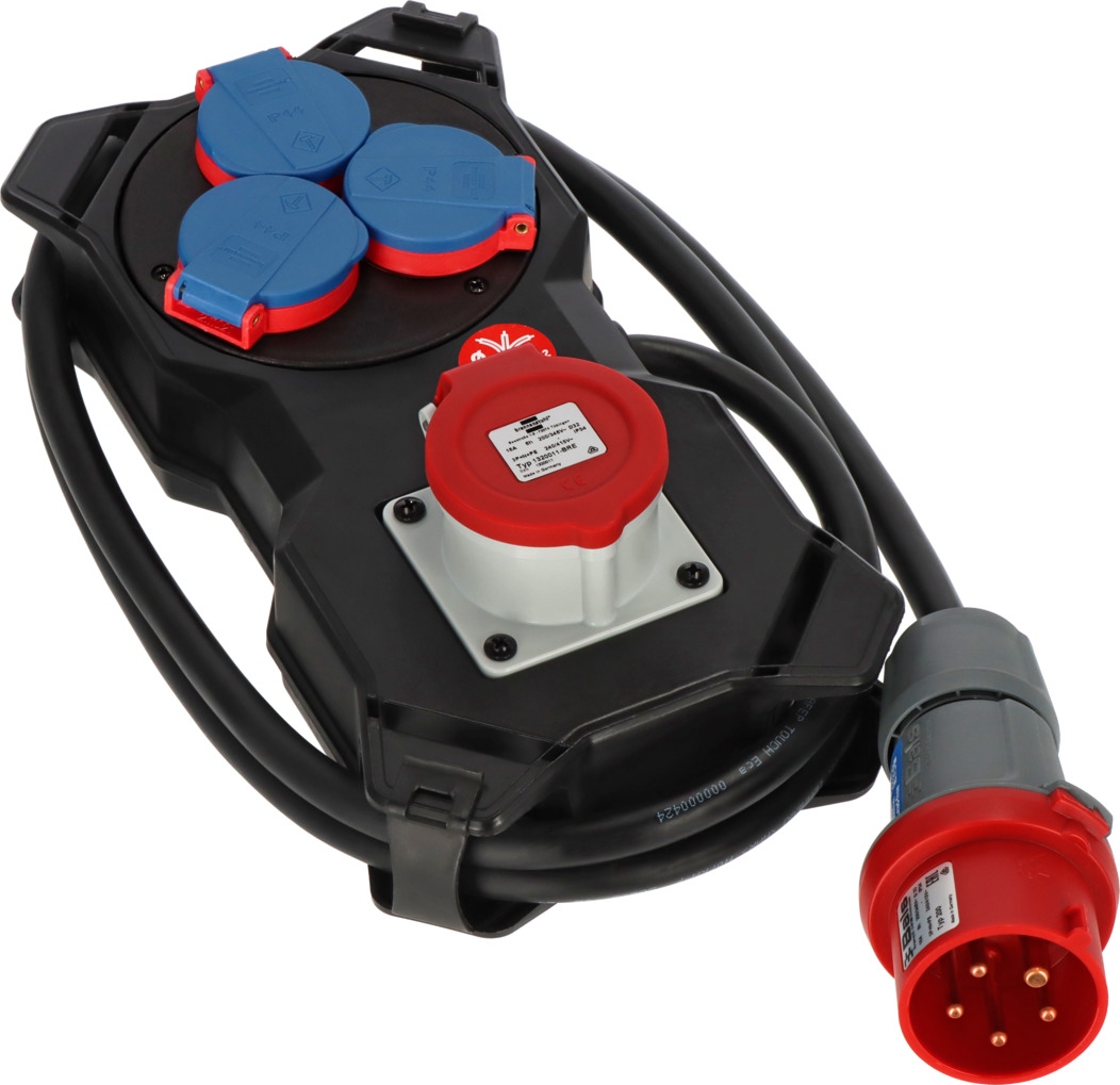 Distribuidor de corriente Brennenstuhl 1151610020, 16 A, cable de 2 m para montaje en pared, IP44