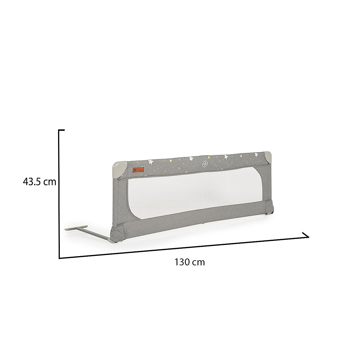Bettschutzgitter Leinen 130 cm Front klappbar Bettschutzgitter