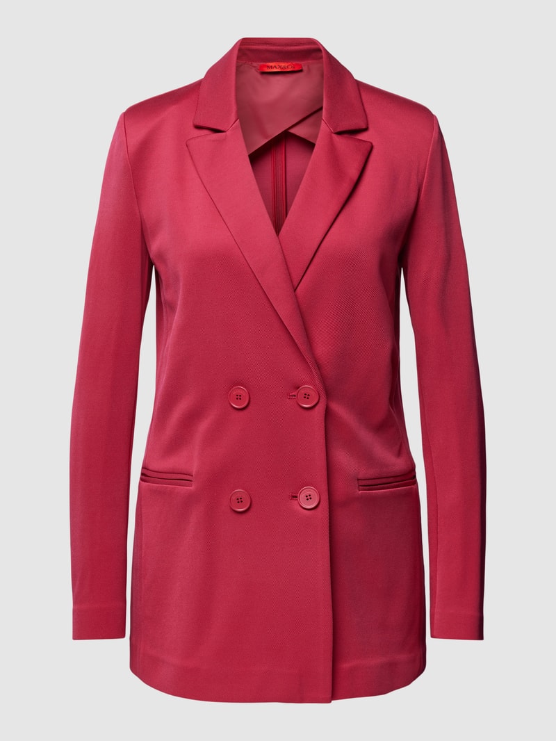 Blazer mit Eingrifftaschen Modell 'CREDERE' in fuchsia