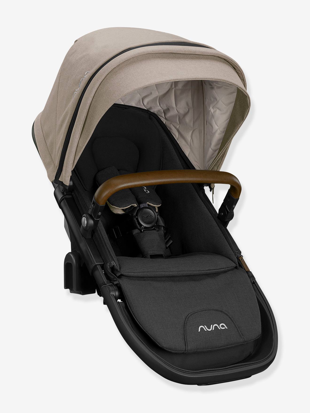 Assise complémentaire pour poussette NUNA Demi Grow bicolore beige/noir (timber)