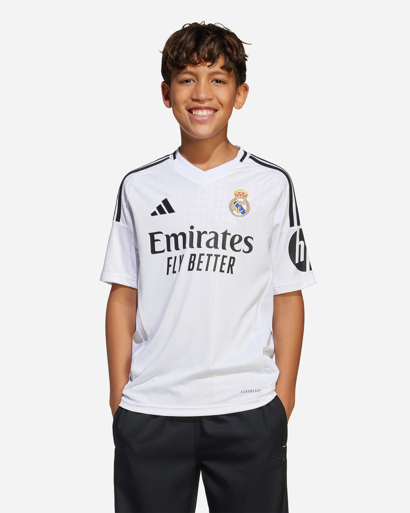 Oficjalna koszulka piłkarska Adidas Real Madryt Home 24-25 Jr JX2139