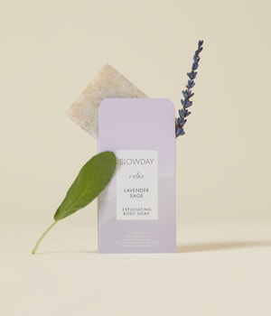 SLOWDAY Relax Lavender & Sage Stückseife-100 g