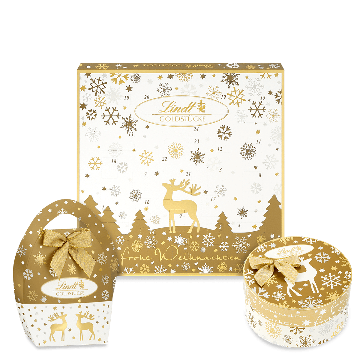 Lindt Goldstücke Adventskalender Set, 346g