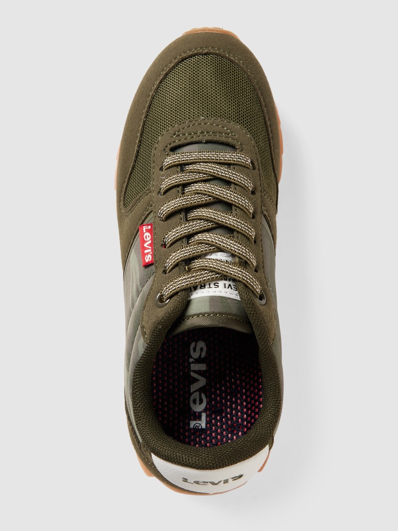 Sneaker mit grafischem Muster Modell 'ALEX S' in khaki