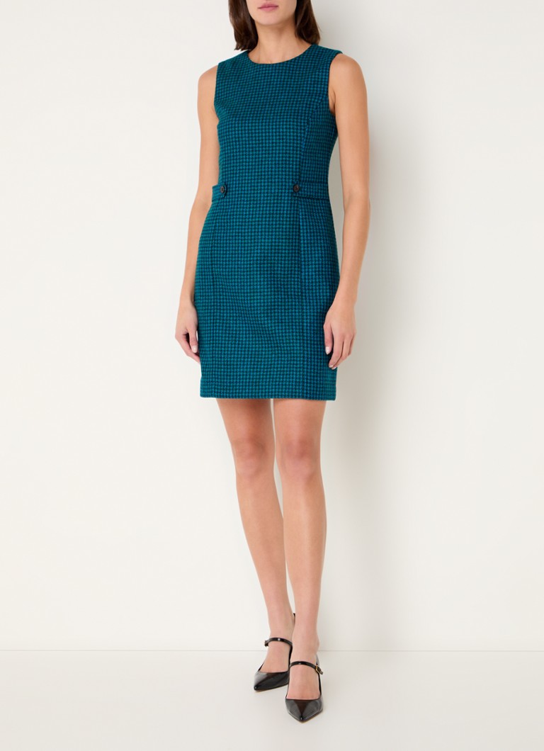 Abito corto in lana Sariah di Hobbs con motivo pied de poule