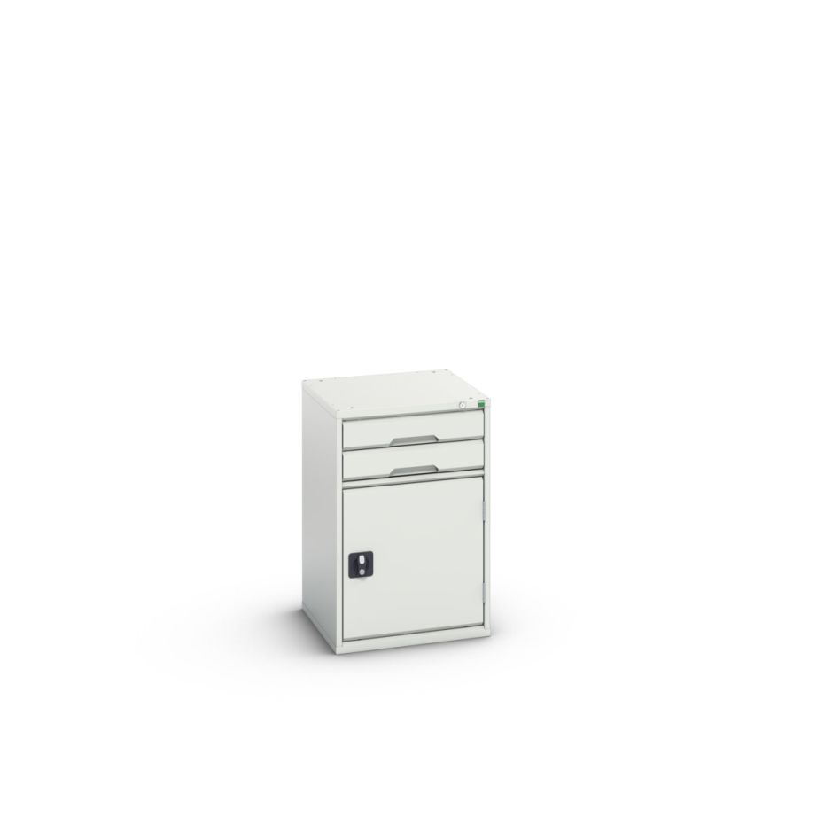 Cômoda Bott 16925016.16 Verso, 525x550x800mm, 2 gavetas, 1 porta, RAL 7035