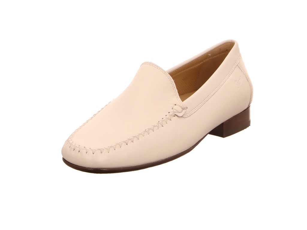 SIOUX Klassische Slipper weiss campina