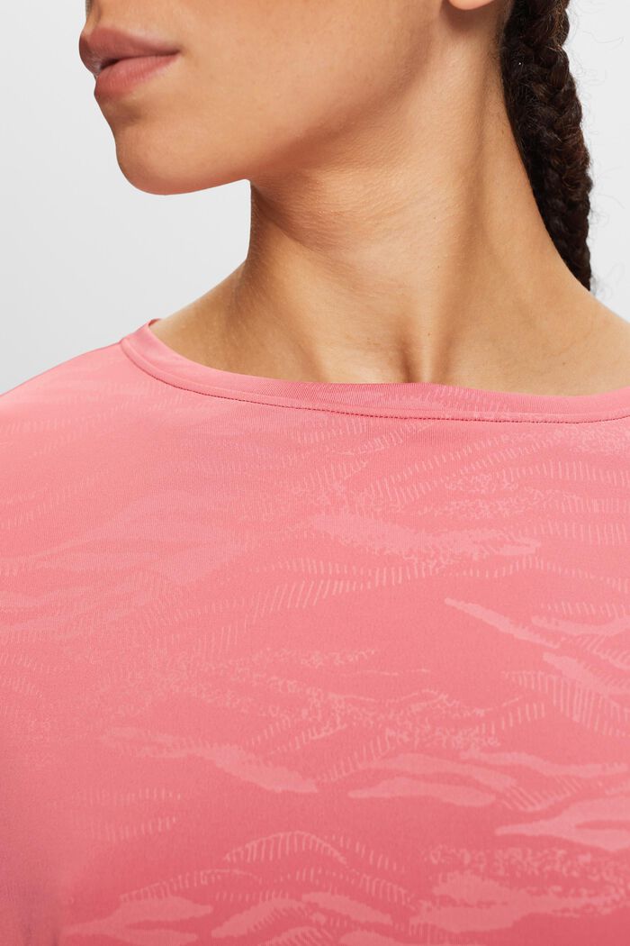 Active T-Shirt mit Prägung, E-DRY