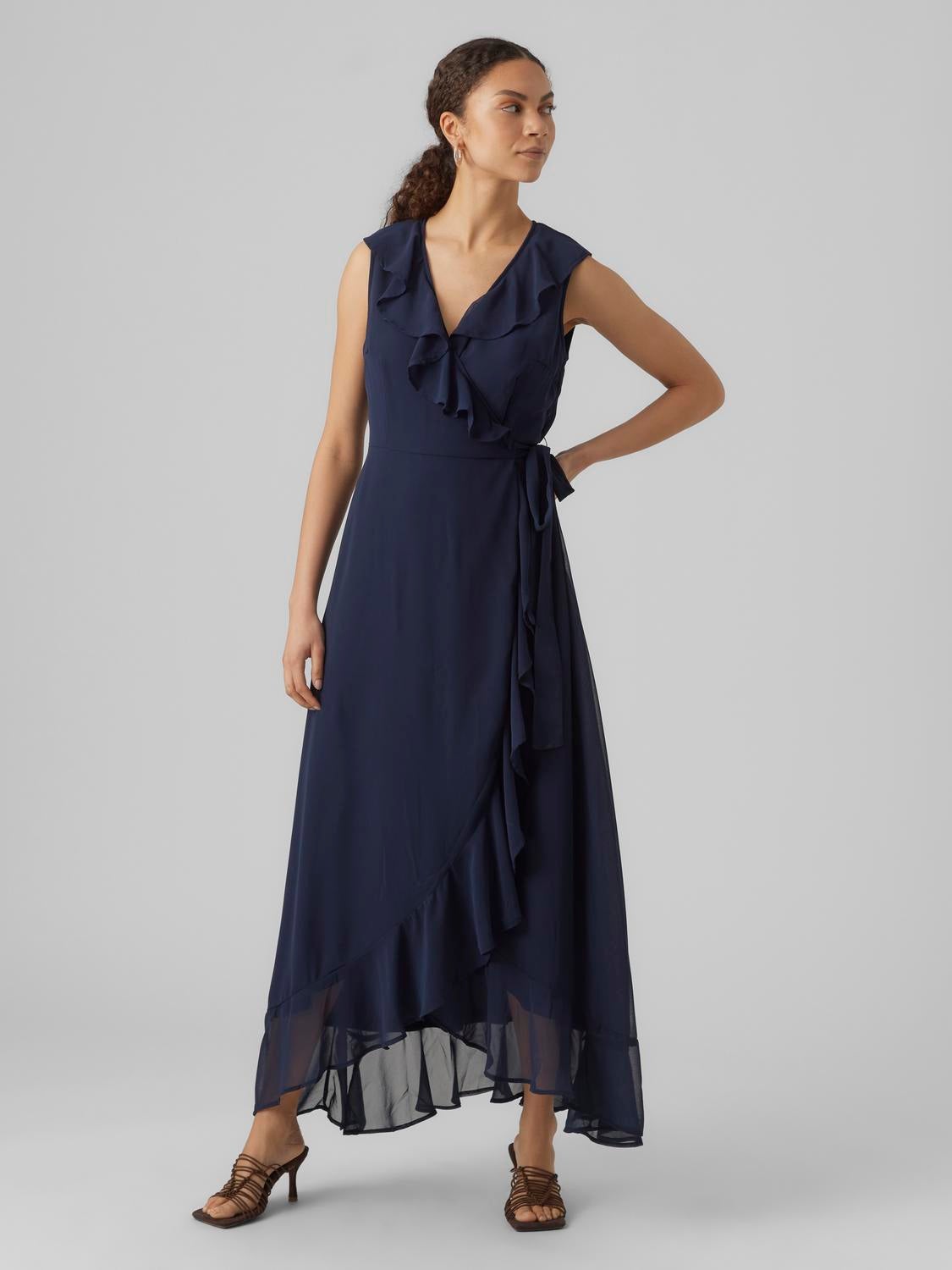 VMSILLE Langes Kleid