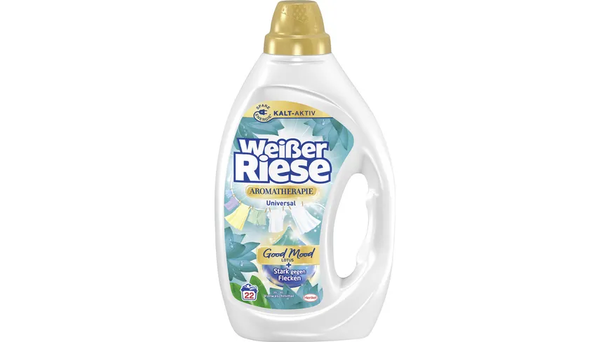 Weißer Riese Universal Gel Aromatherapie Floral Sensation Lotus Vollwaschmittel 990 ml