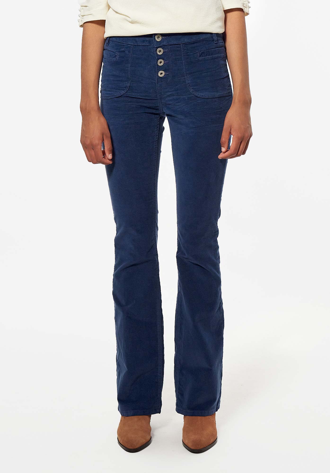 LUCKY  Jean bleu bootcut Femme