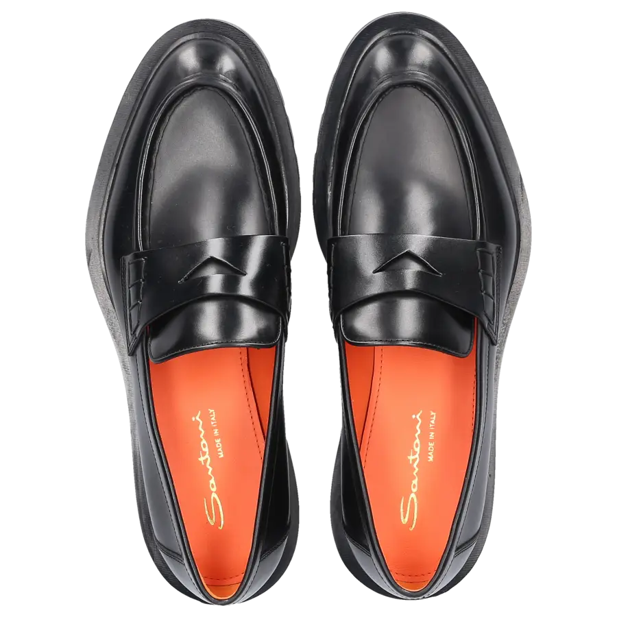 Santoni - Loafer 59020 Kalbsleder - schwarz