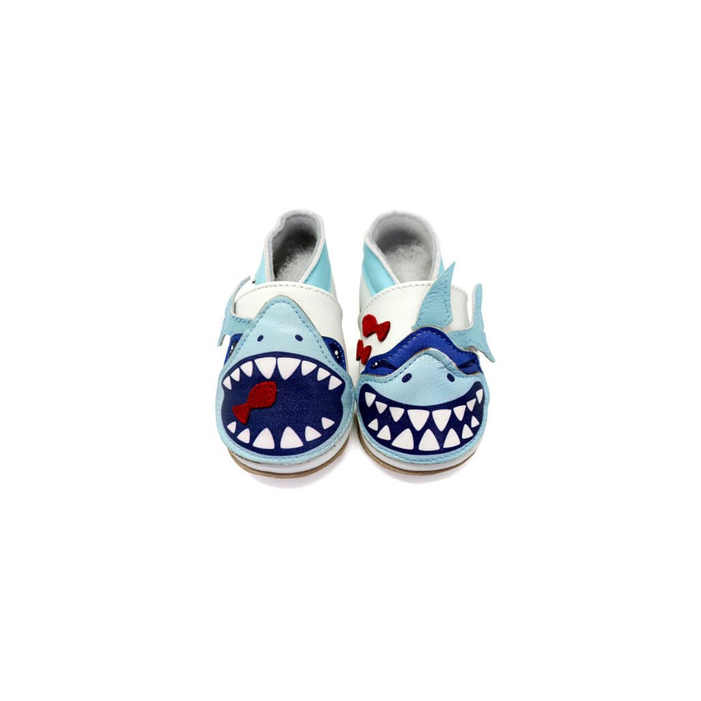 Lait et Miel Requin Krabbelschuhe mit Hai