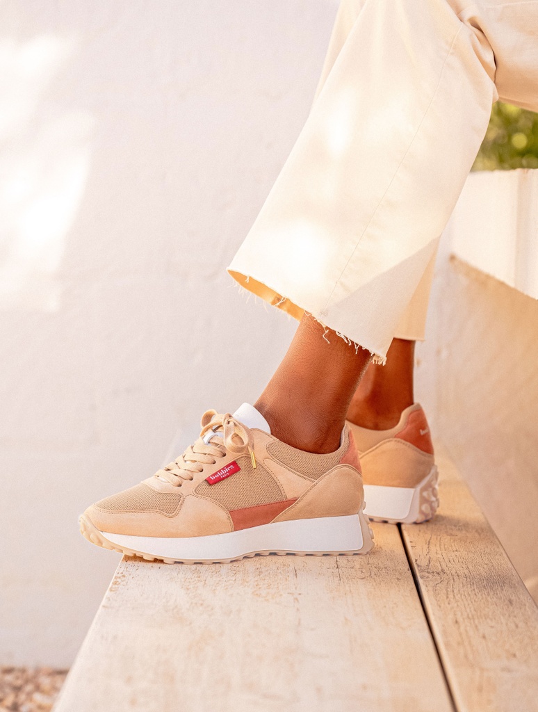 Foxie - Beige & Rose Sablé