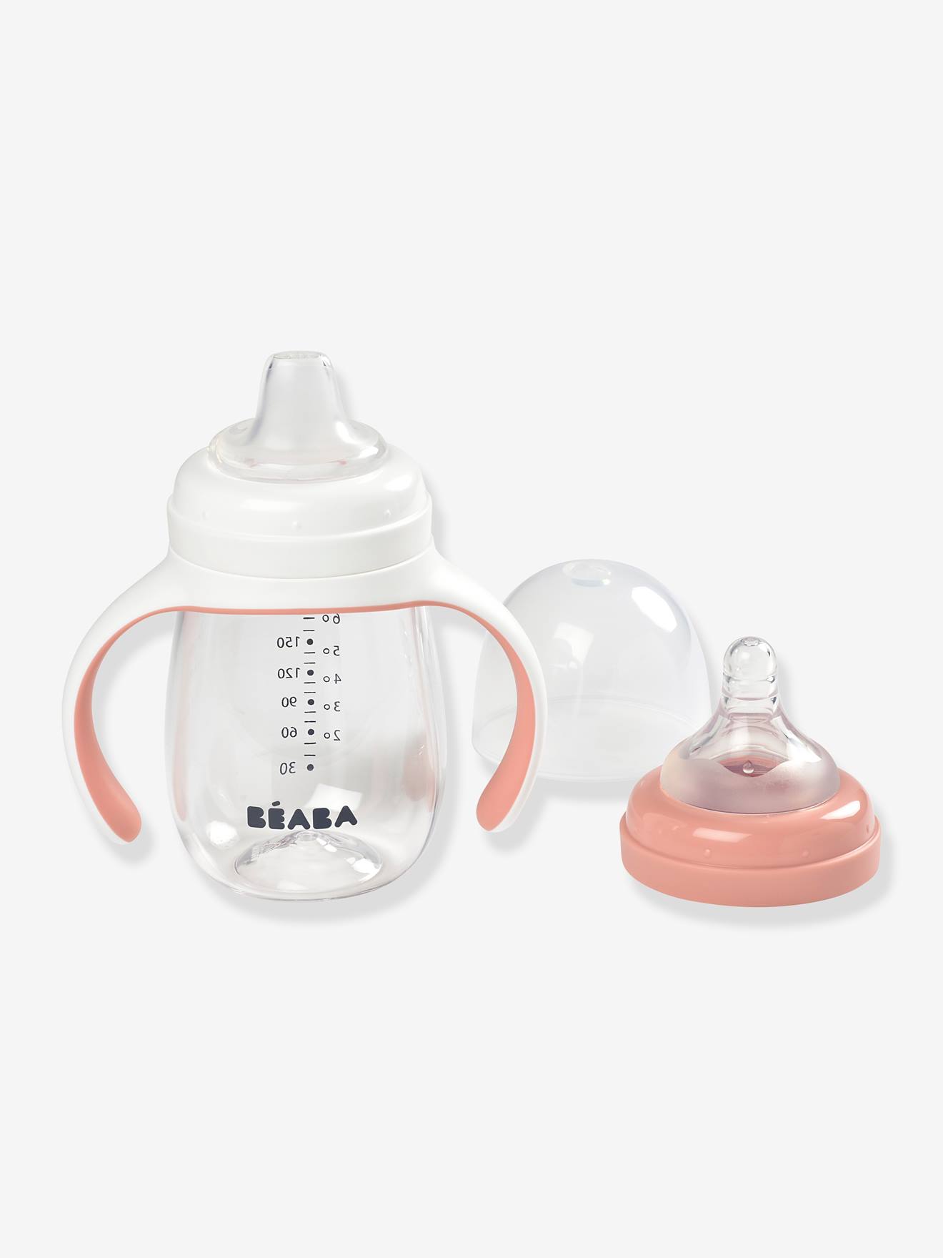 Biberon d'apprentissage 2 en 1 (210 ml) BEABA bleu