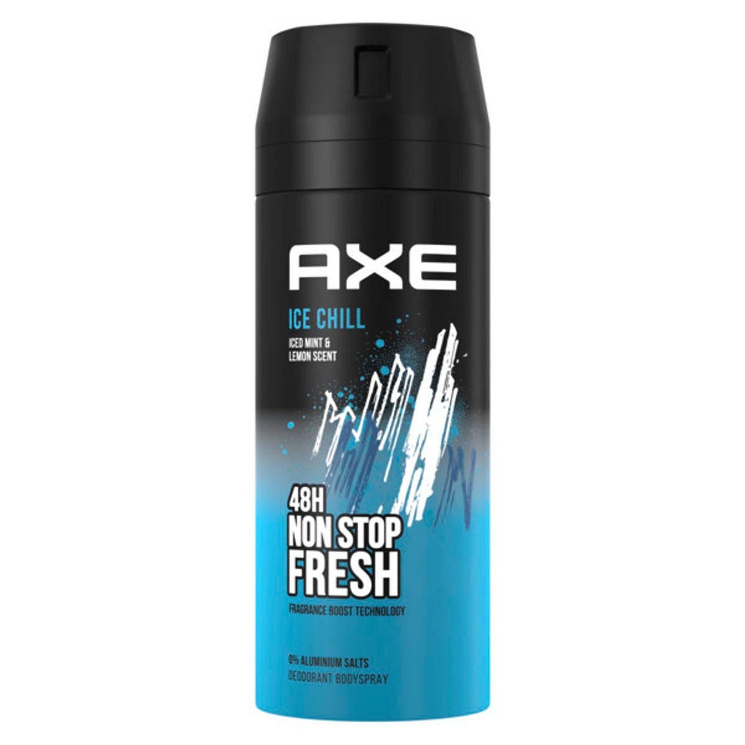 axe Deo-Spray Ice Chill 6x 150ml Bodyspray Deo Spray Set Deodorant Herren Männer Men, Männerdeo Duft nach Frozen Mint und Lemon, 6-tlg., 48 Stunden Schutz, ohne Aluminiumsalze Herrenduft Deospray Sport Set