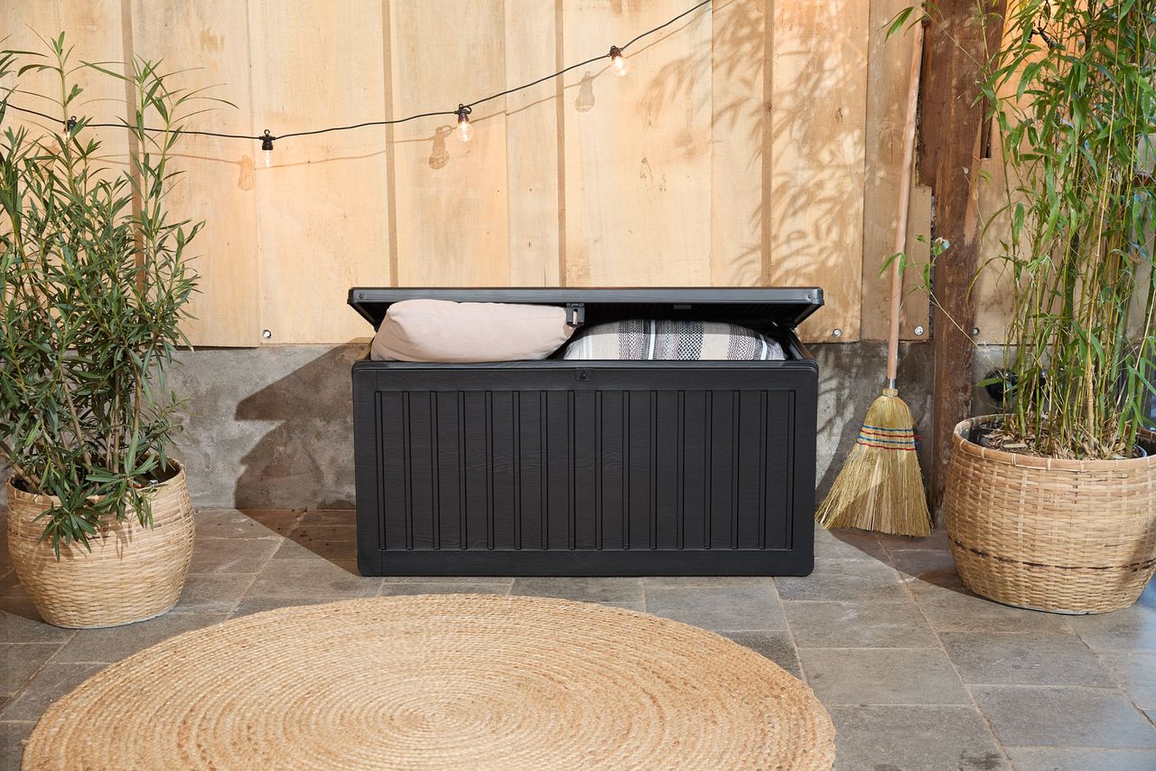 909 OUTDOOR Premium-Gartenbox Schwarz