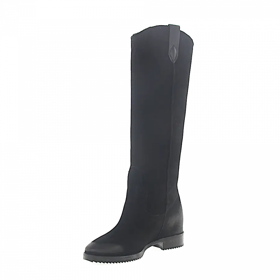 ROSS B. - Stiefel 1407 Veloursleder - schwarz