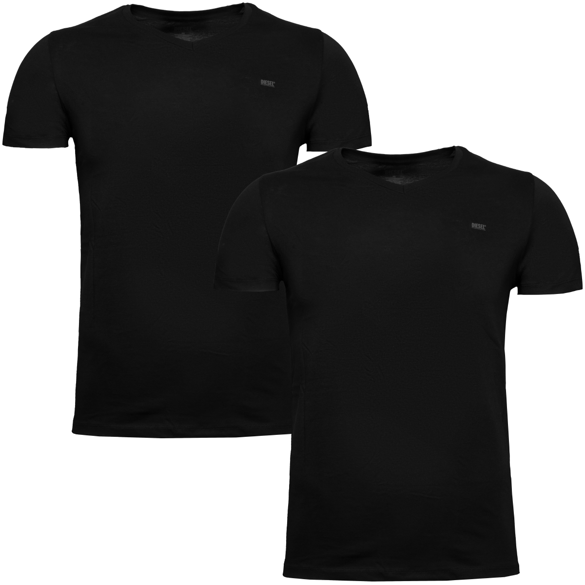 Diesel UMTEE-MICHEAL-TUBE 2er Pack T-Shirt schwarz
