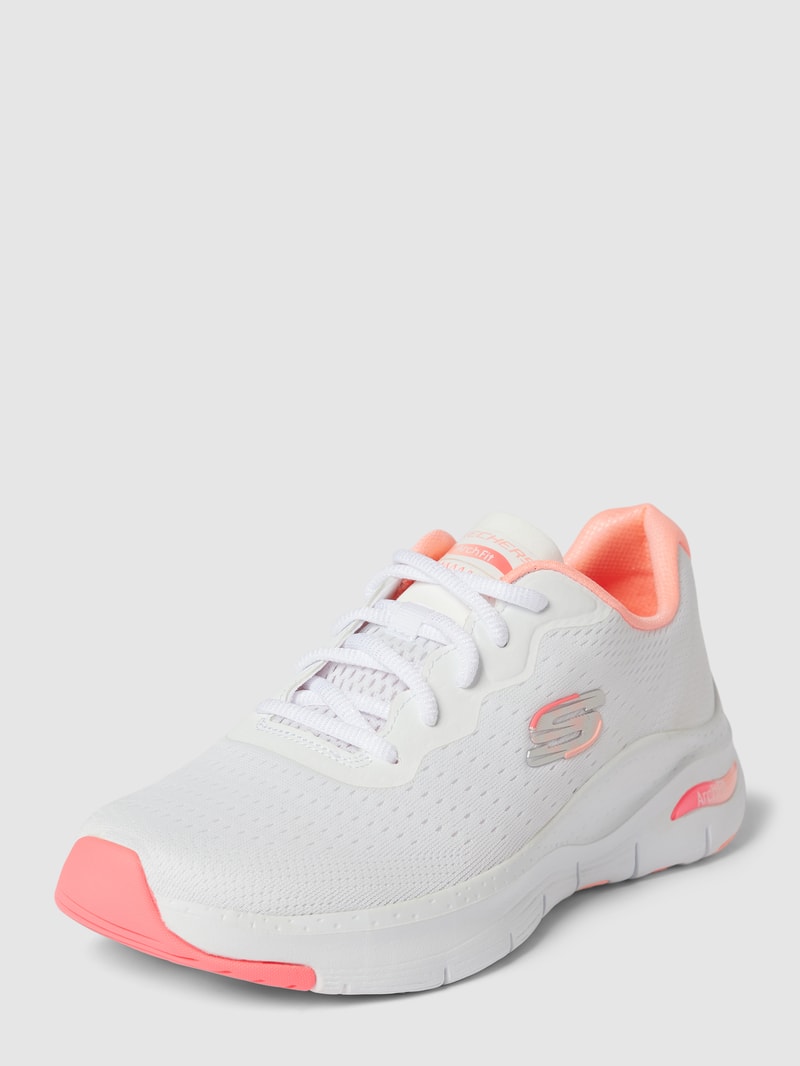 Sneaker mit Label-Details Modell 'ARCH' in weiß