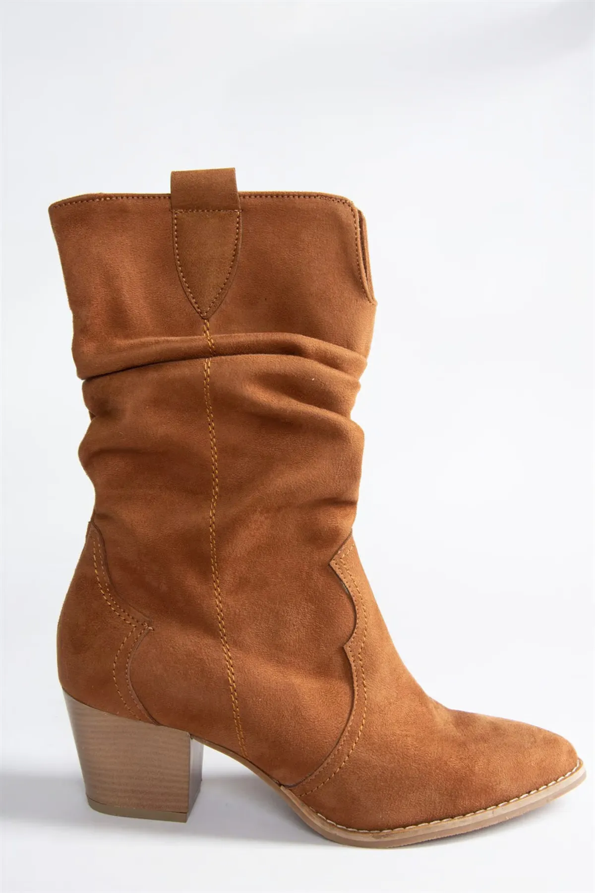 Fox Shoes  Damenstiefel aus hellbraunem Wildleder J404040002