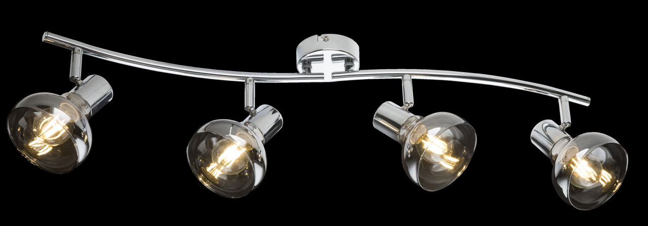 Globo Lighting - LOTHAR - Strahler Metall verchromt, 4x E14
