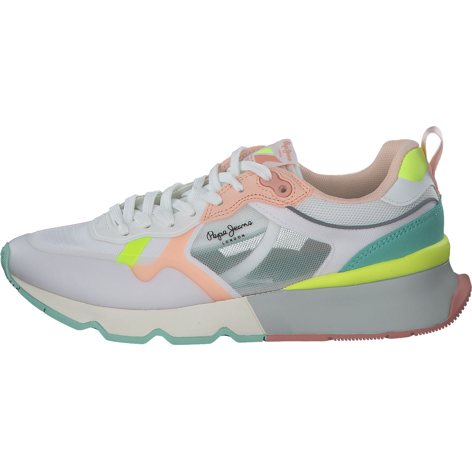 Pepe Jeans PLS31457, Schnürschuhe, Damen, WHITE