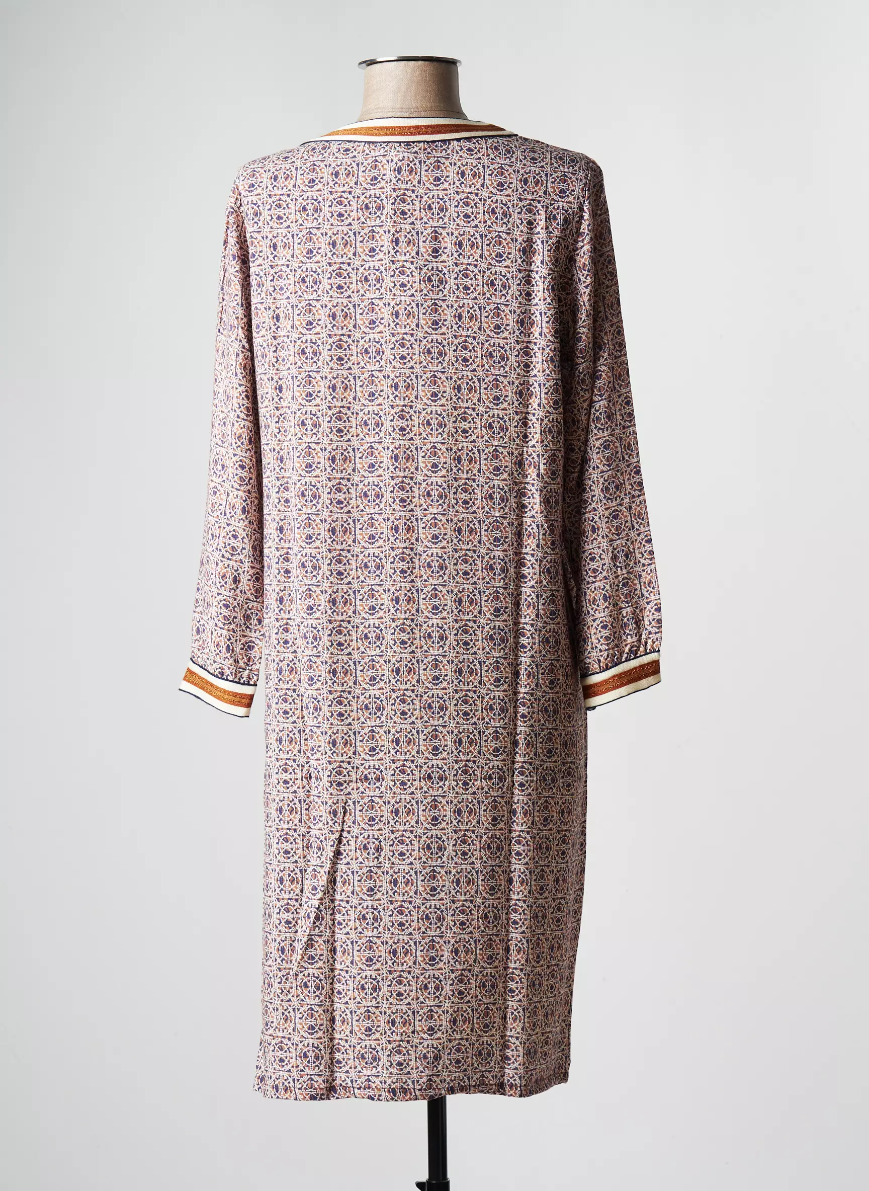 Kanope Robes Mi Longues Femme couleur beige