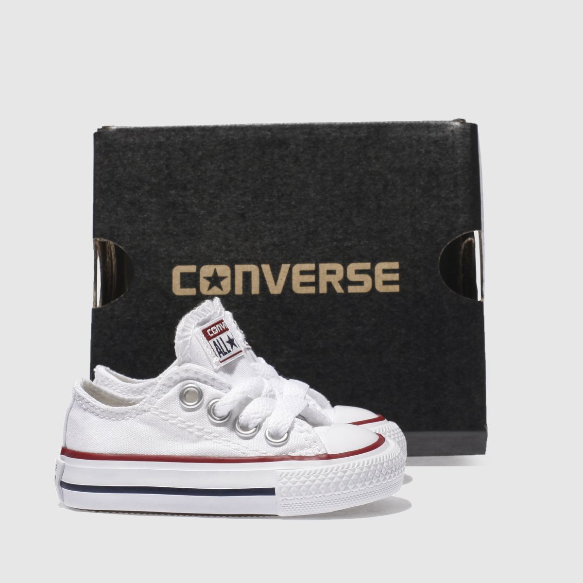 Fehér Converse All Star Lo kisgyermek cipők