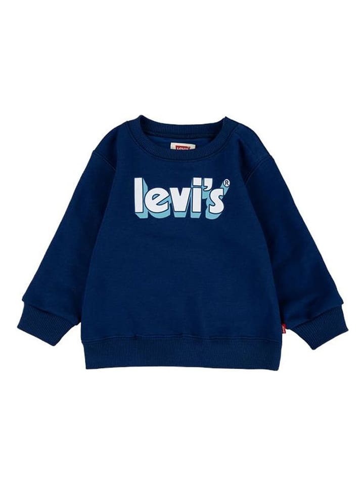 Levi's Kids Sweatshirt in Dunkelblau günstig kaufen