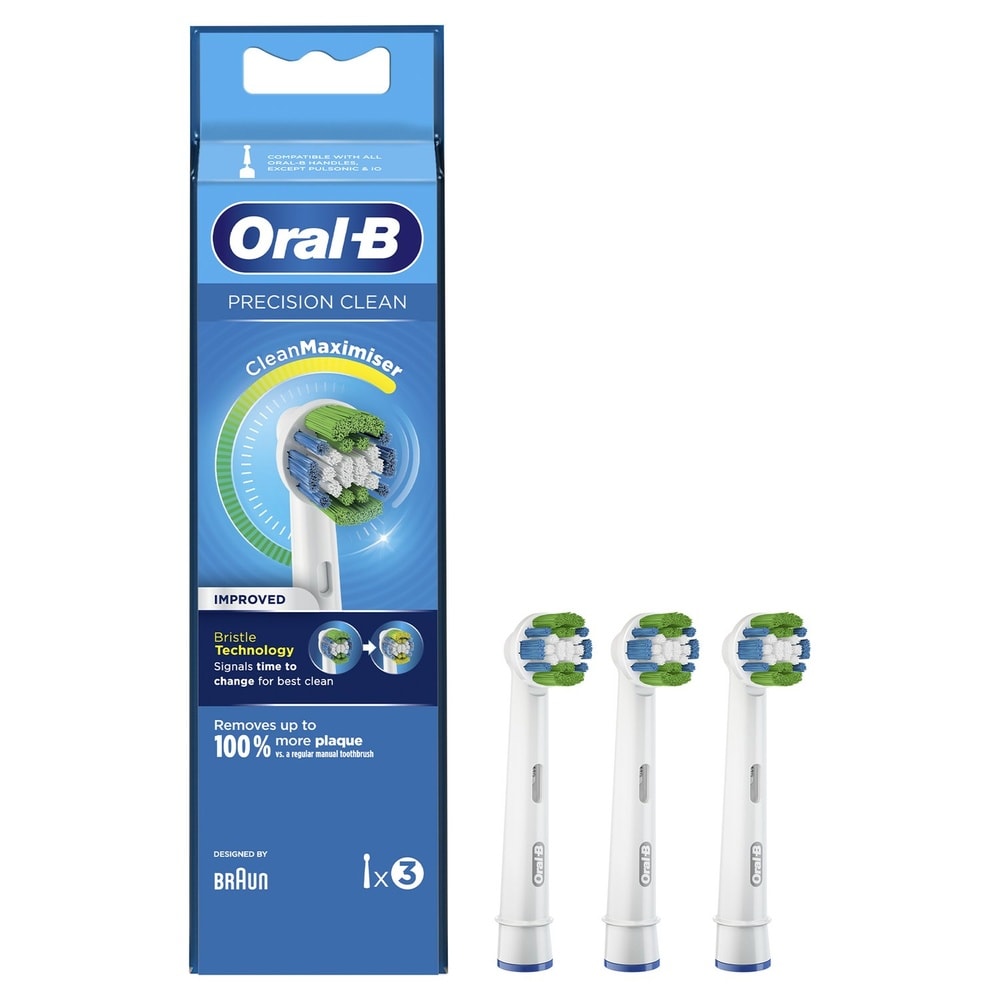 oral-b Oral-B Precision Clean Brossette Avec CleanMaximiser, 3 Brossettes De Rechange