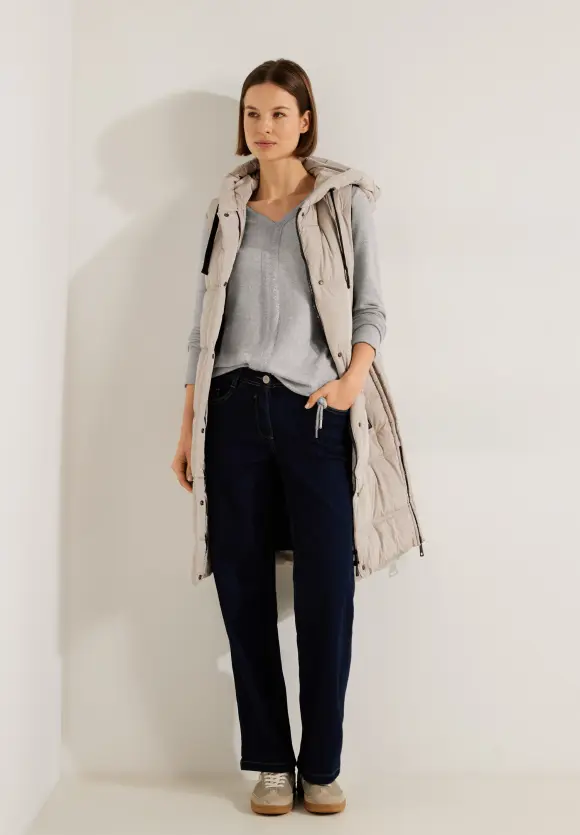 CECIL Cosy V-Neck Shirt