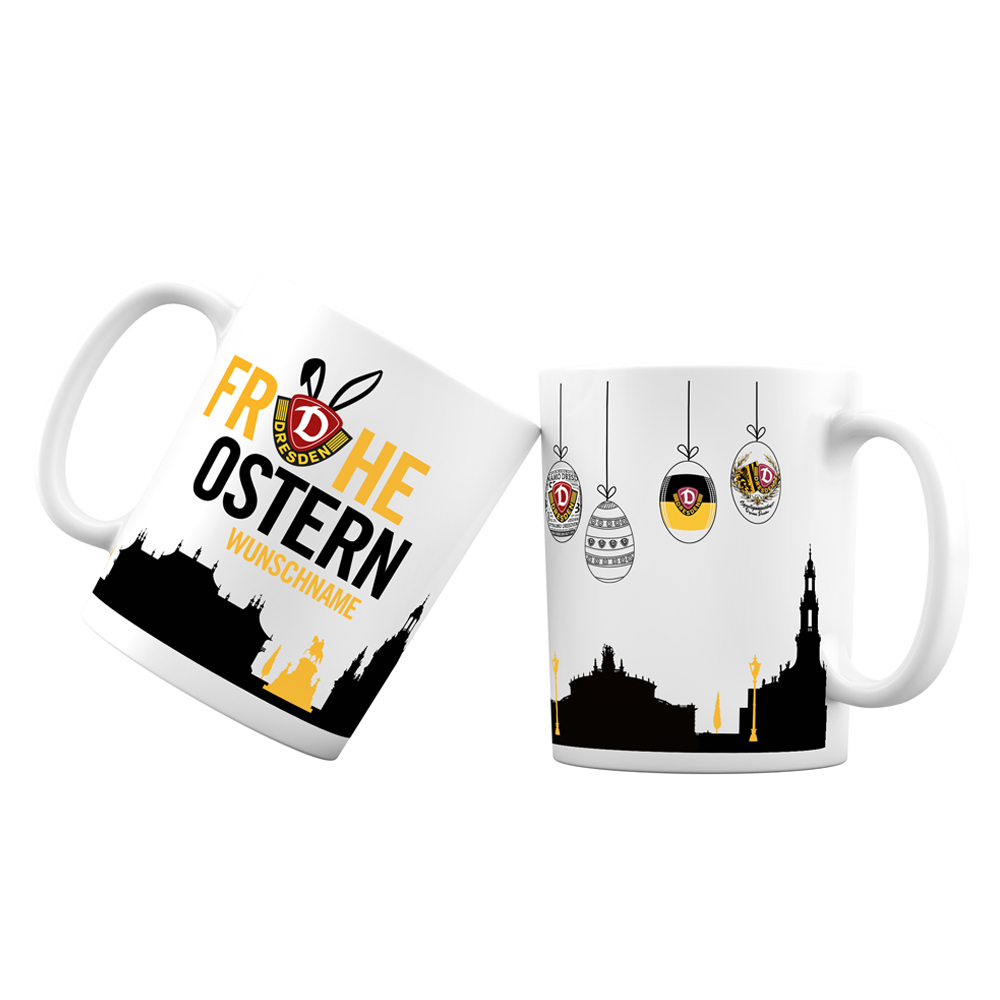 Kaffeetasse in-DY-viduell FROHE OSTERN
