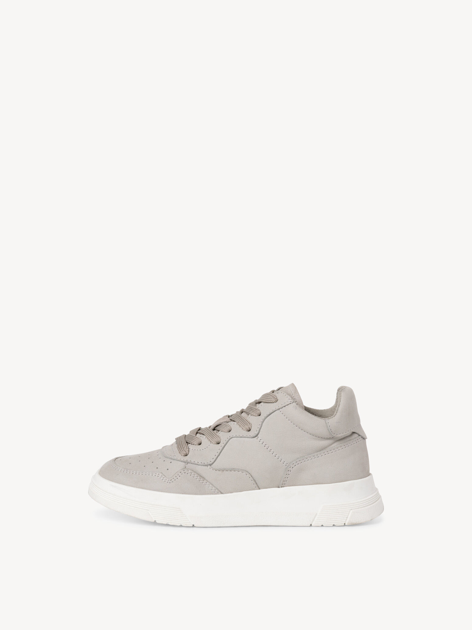 Basket en cuir - gris