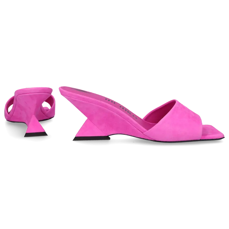 The Attico - Pantoletten CHEOPE Ziegenleder - pink