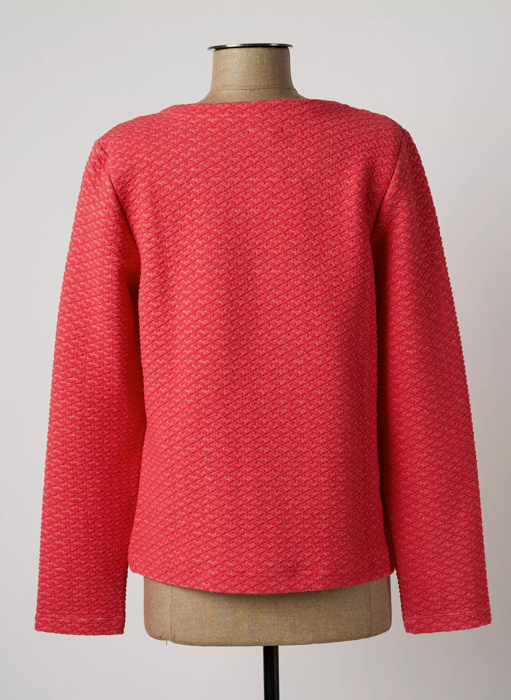 Phildar Vestecasual Femme couleur rose
