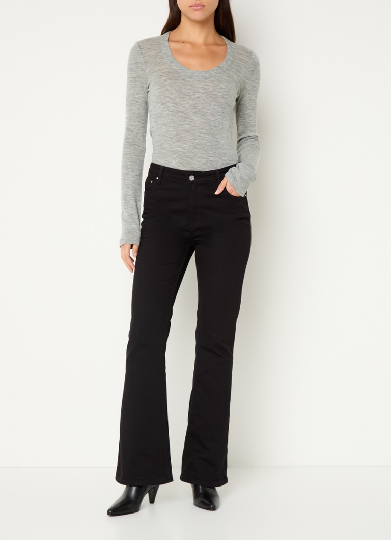 Blugi Claudie Pierlot Camped cu decolorare medie