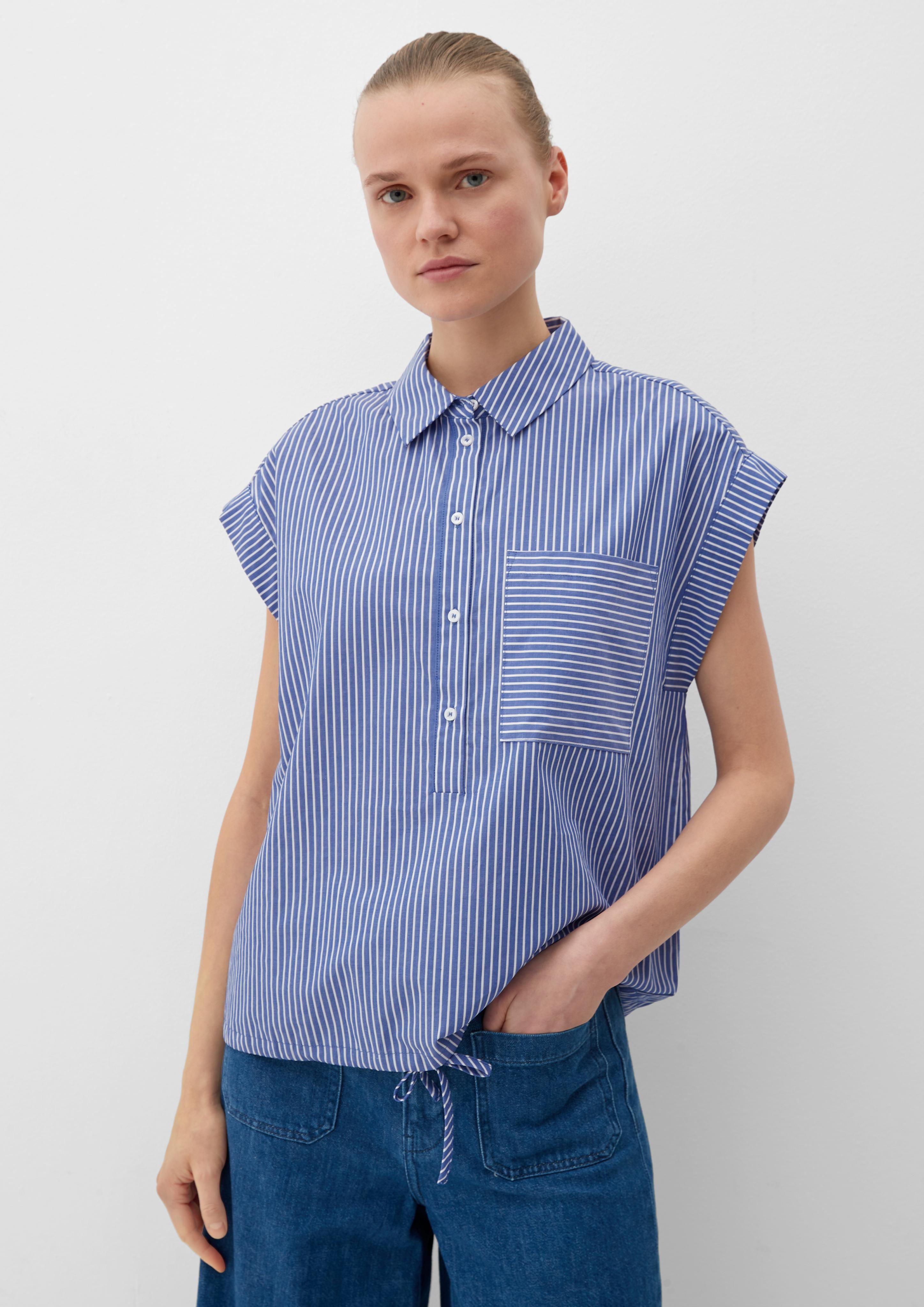 Baumwollbluse mit Streifen  2128387-50G5